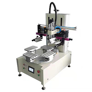 Desktop Single Color Screen Printing Machine with 4 Stations