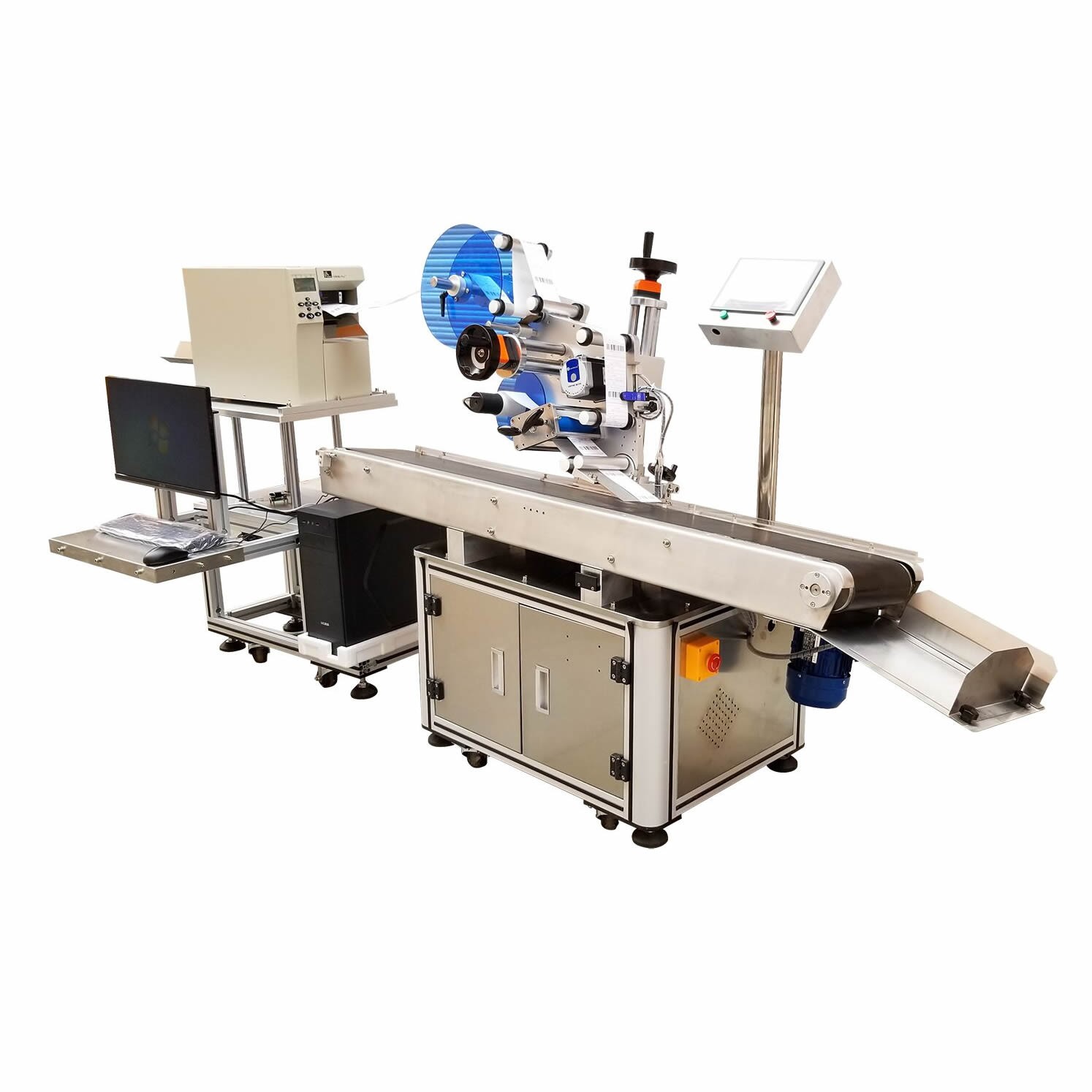 Flat Automatic Labeling Machine for plastic bags