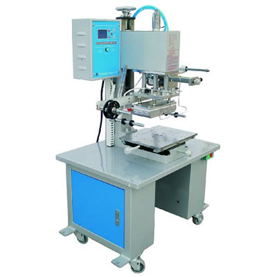 Electro-pneumatic hot foil stamping machine - 6B - LC Printing Machine  Factory Limited - for large print areas / with automatic feeder / for  leather