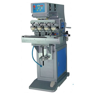 Four Color Pad Printing Machine With Shuttle