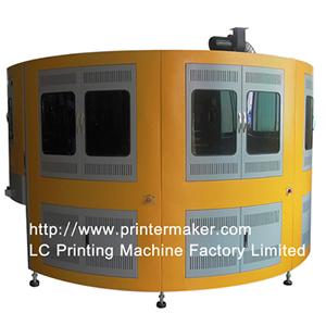 Full Servo 3 Color Automatic Glass Bottle Screen Printing Machine Full Servo 3 Color Automatic Glass Bottle Screen Printing Machine