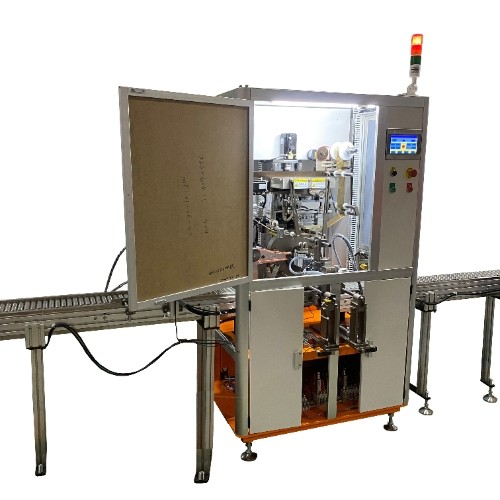 Full Servo Automatic Hot Foil Stamping Machine For Plastic Cosmetic Tube