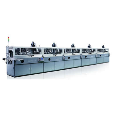 Fully Automatic Five Color Screen Printing Machine