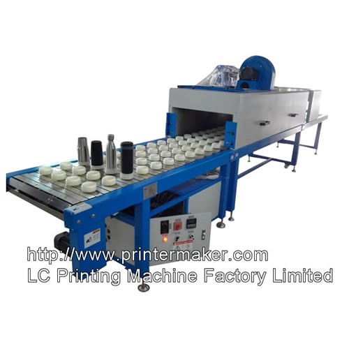 Infrared Drying Tunnel For Bottle-Stainless steel conveyor with 4 lines of fixture - Image 1M-650BO