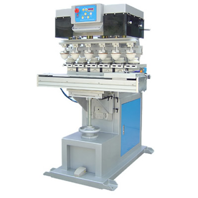 Ink Cup Six Colour Pad Printing Machine