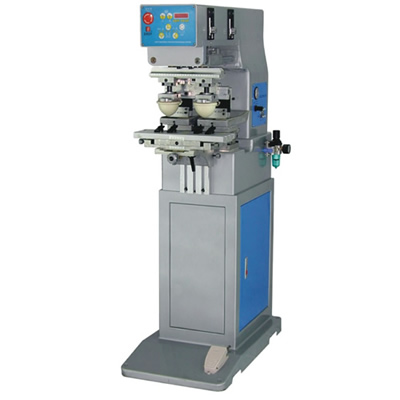One Color Pad Printing Machine with Two Heads