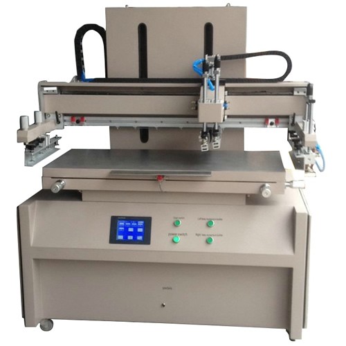 Plane Screen Printer with Servo Motor and PLC Control