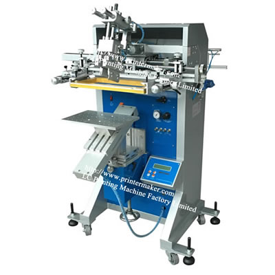 Screen Printing Machine with Moving Table