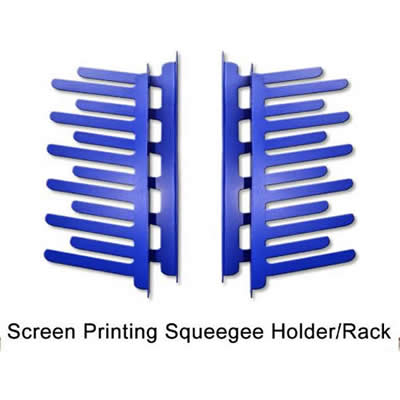 Screen Printing Squeegee Holder Rack