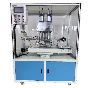 Security Plastic Seal Servo Motor Two Station Hot Stamping Machine 