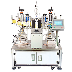 Semi Automatic Double Side Labeling Machine