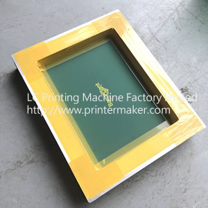 Silkscreen frame for bottles, cups 