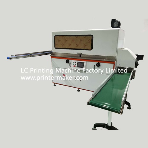 Single Color Automatic UV Screen Printing Machine-Mechanically Driven
