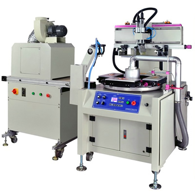 Straight Ruler Hight Speed Screen Printing Machine with Two Workstations