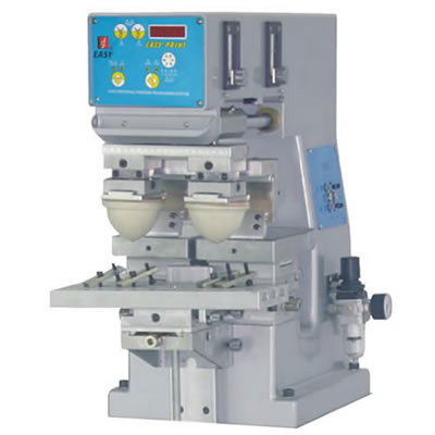 Tabletop 1 Color Pad Printing Machine with Double Head