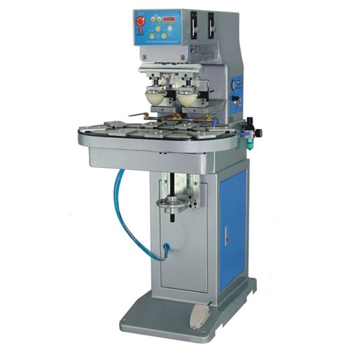 Two Color Pad Printing Machine with Carousel